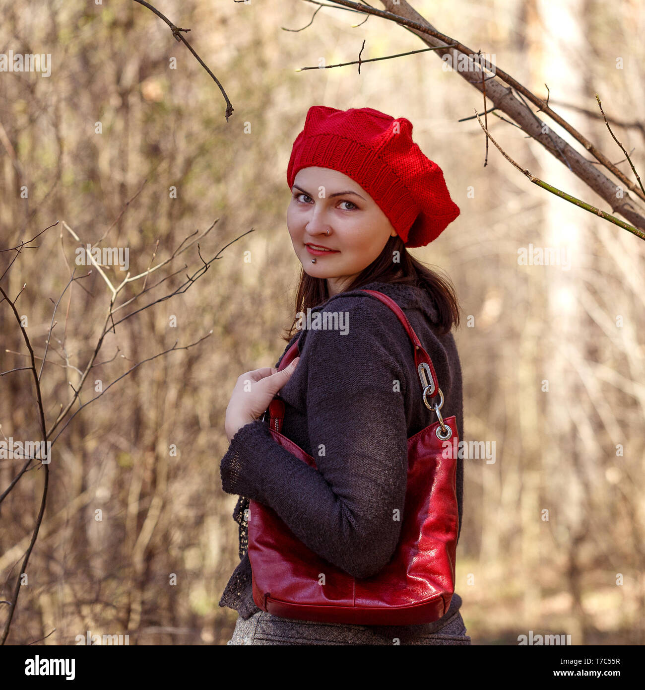 Red beret paris hi-res stock photography and images - Alamy