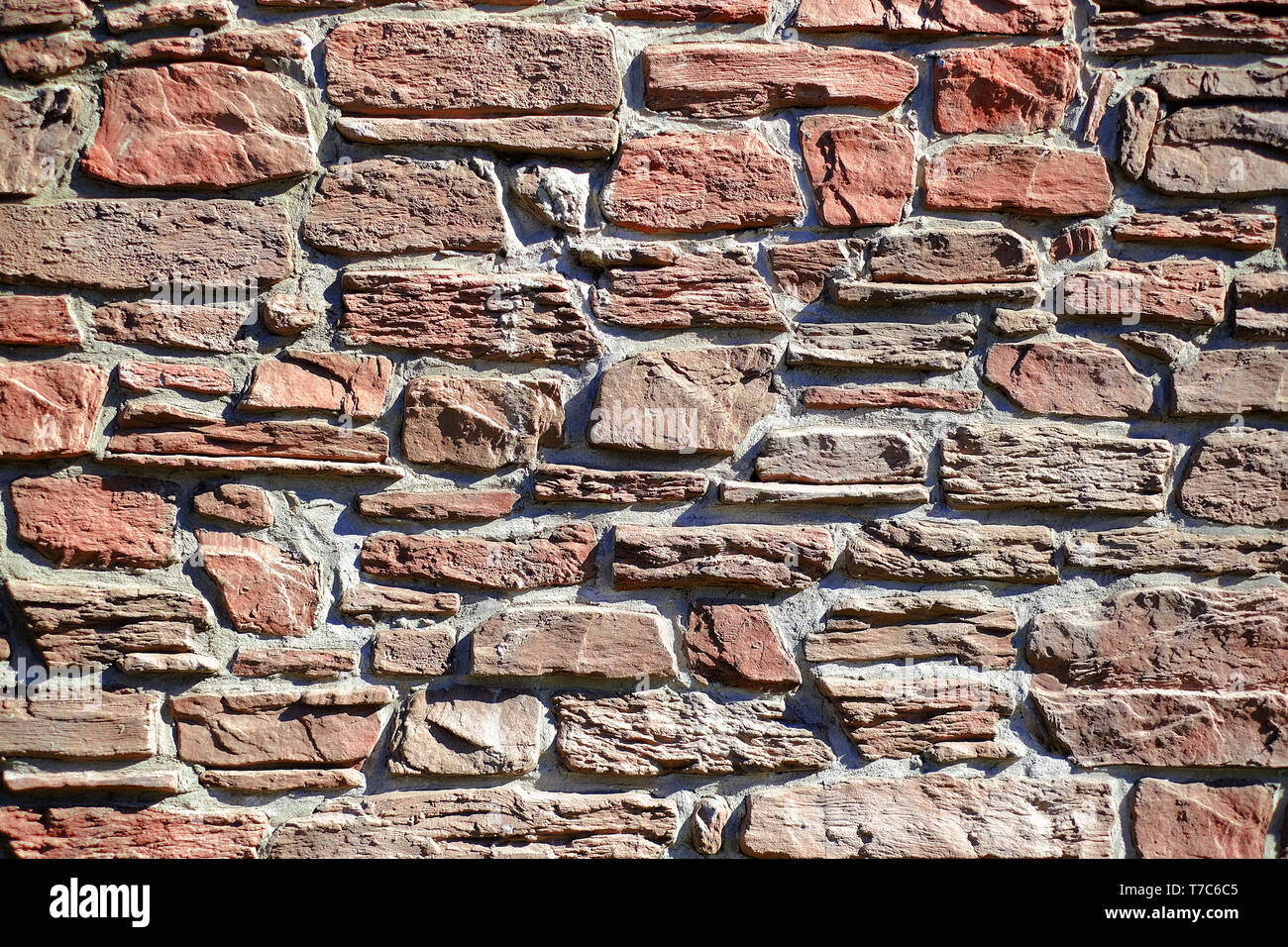 Brick wall. Background of old vintage brick wall Stock Photo - Alamy