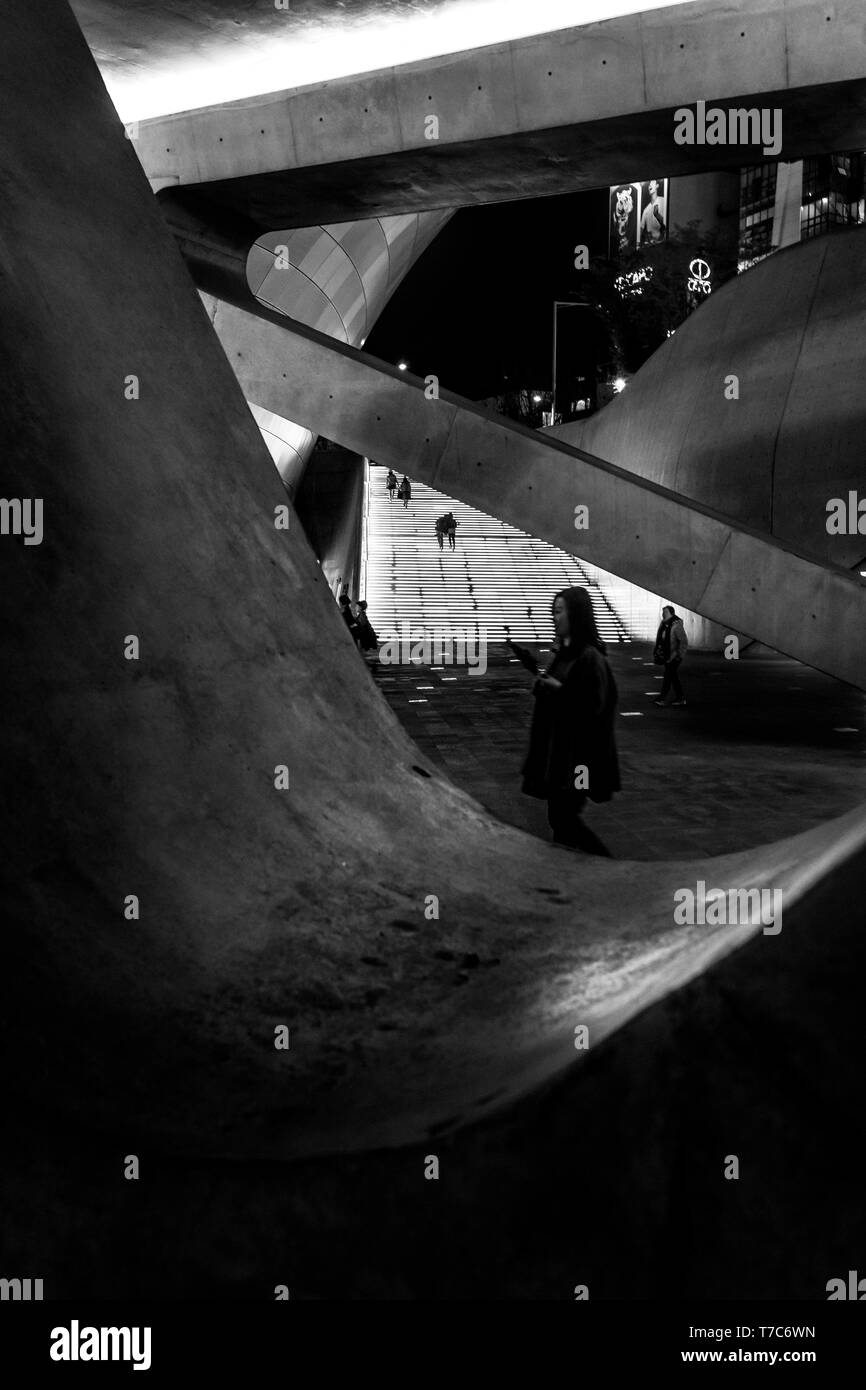 Dongdaemmun Design Park DDP, Seoul,South Korea Stock Photo