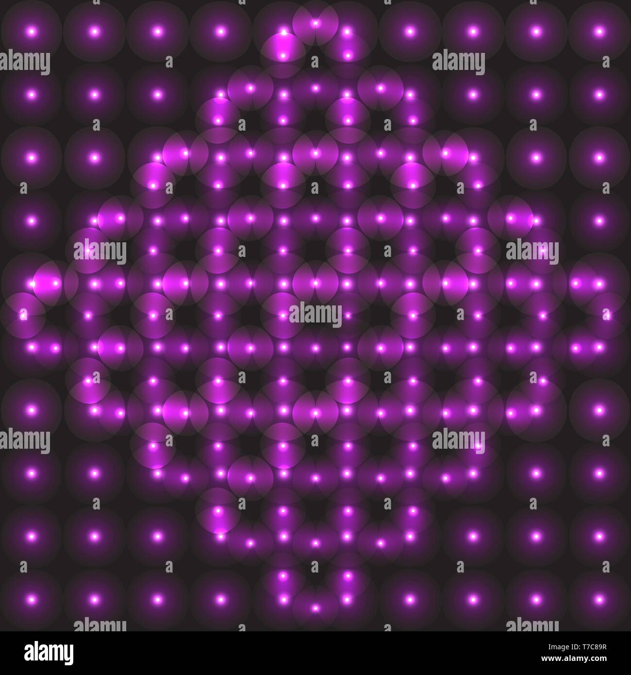Abstract repeating circle pattern brochure template background - vector ...