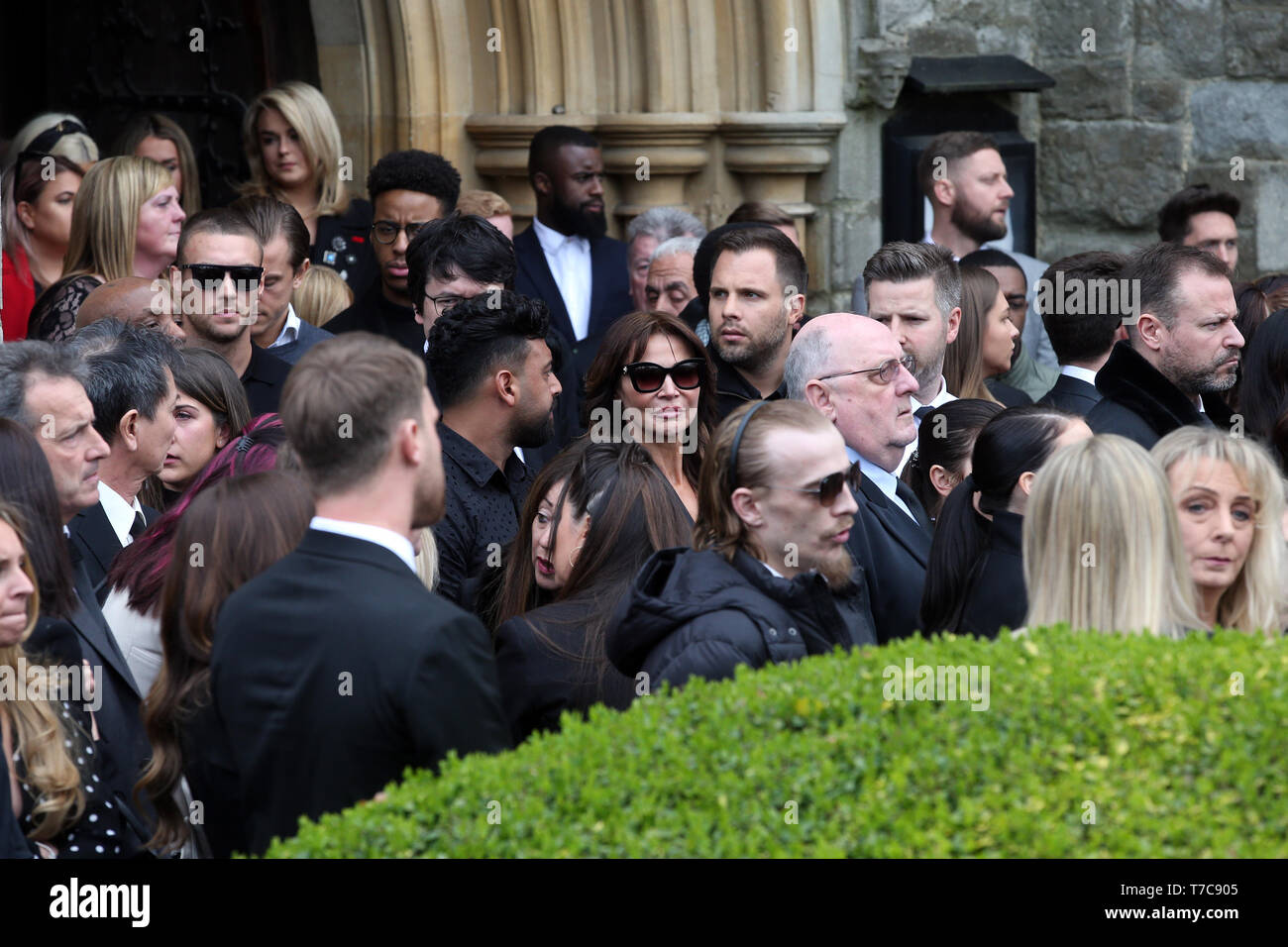 The funeral of Love Island star Mike Thalassitis at Christ Church in