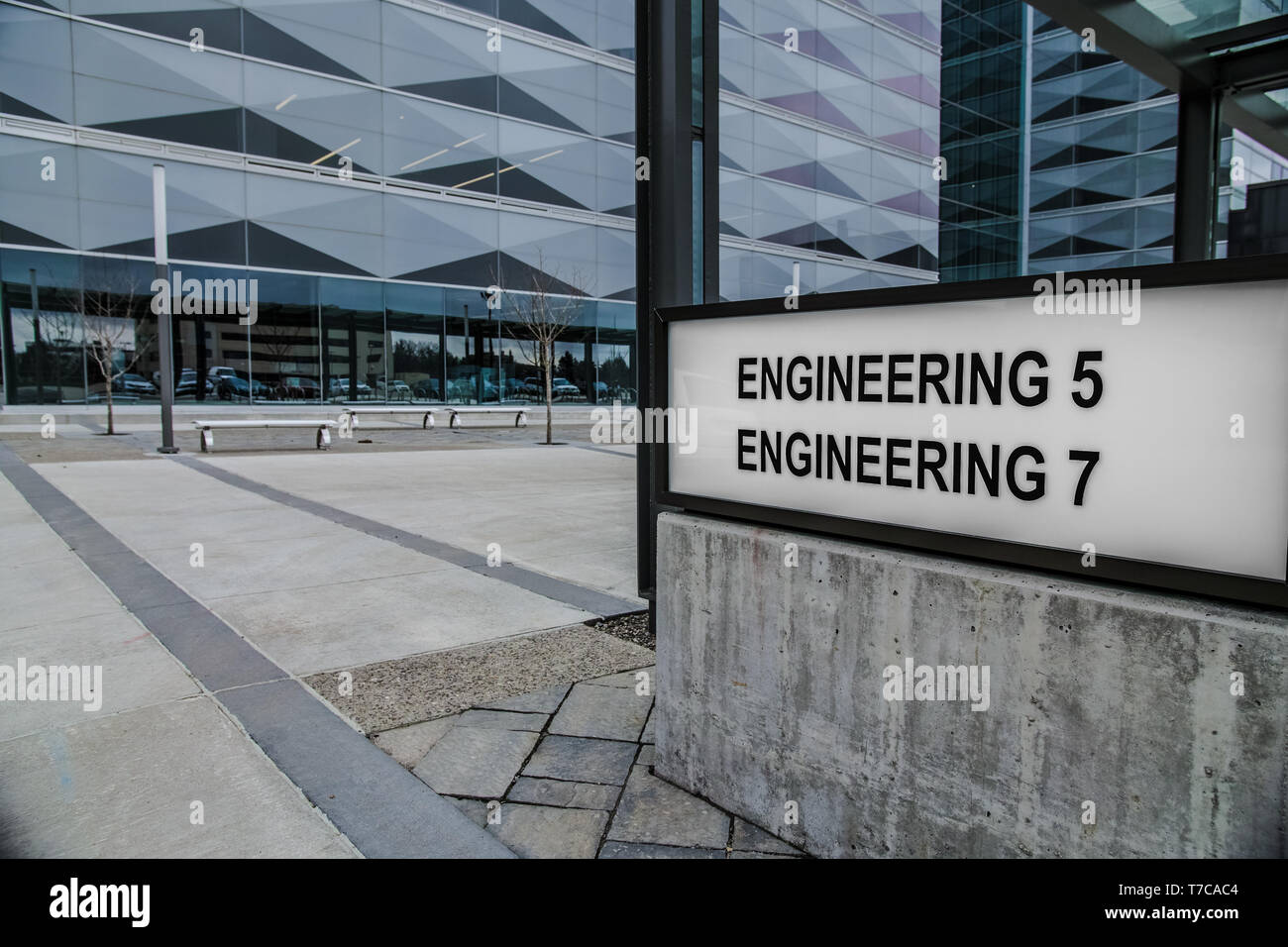 Engineering Department, Waterloo School. Stock Photo