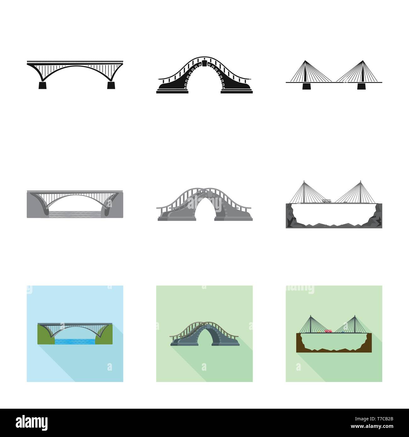 Vector illustration of connection and design icon. Set of connection ...