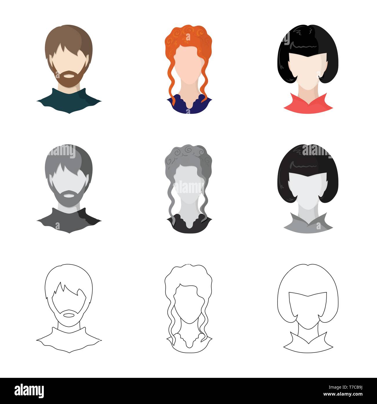 Vector design of professional and photo icon. Set of professional and ...