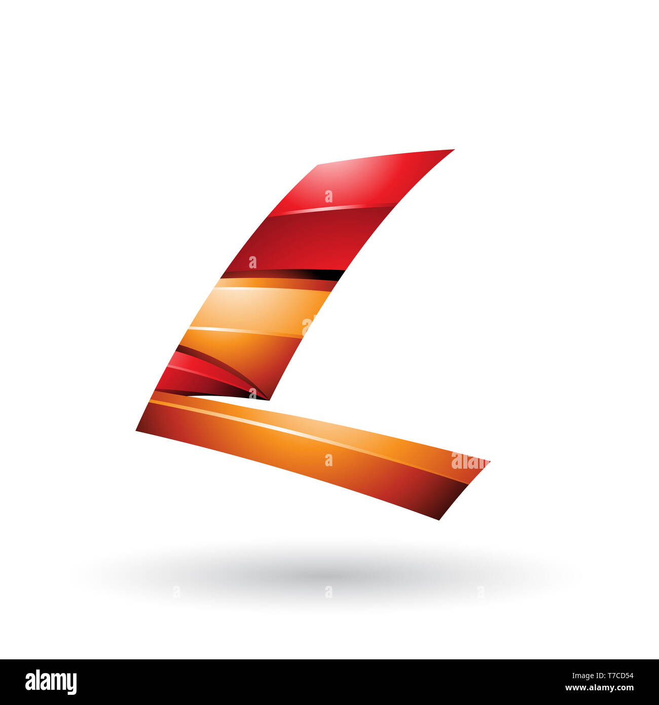 https://c8.alamy.com/comp/T7CD54/vector-illustration-of-red-and-orange-dynamic-glossy-flying-letter-l-isolated-on-a-white-background-T7CD54.jpg