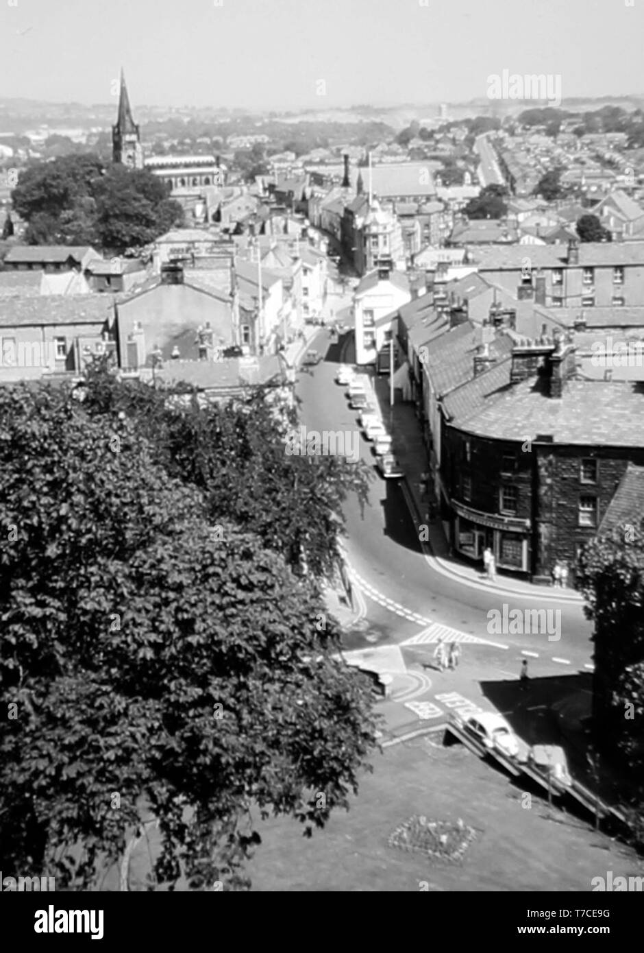 Clitheroe in 1972 Stock Photo Alamy