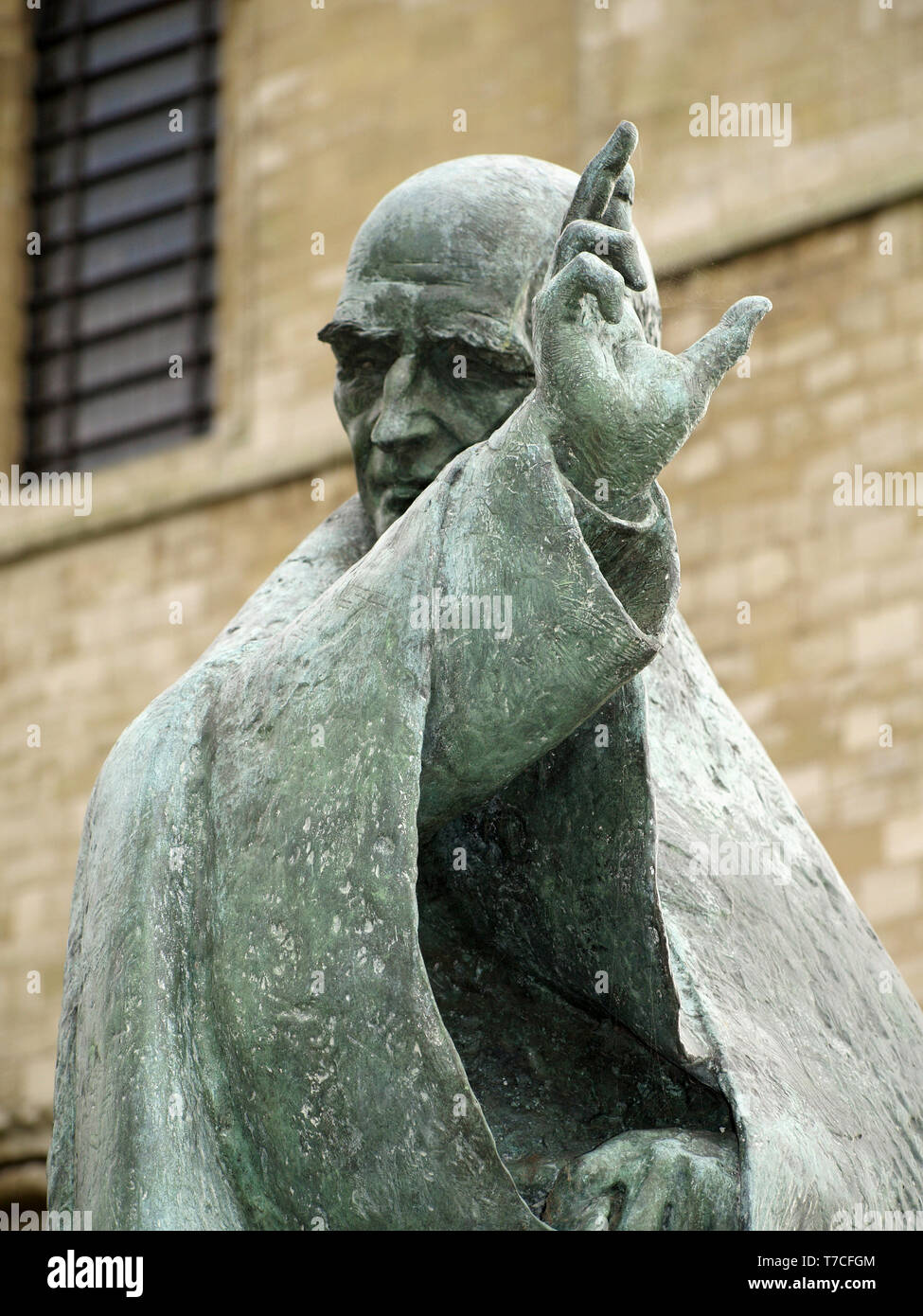 Statue Of St. Richard At Chichester Cathedral, West Sussex, England, Uk 