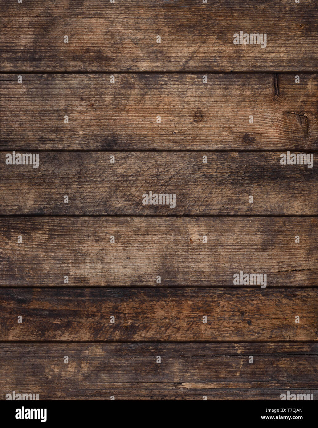 Rustic grunge weathered wooden planks background, sharp and highly detailed Stock Photo