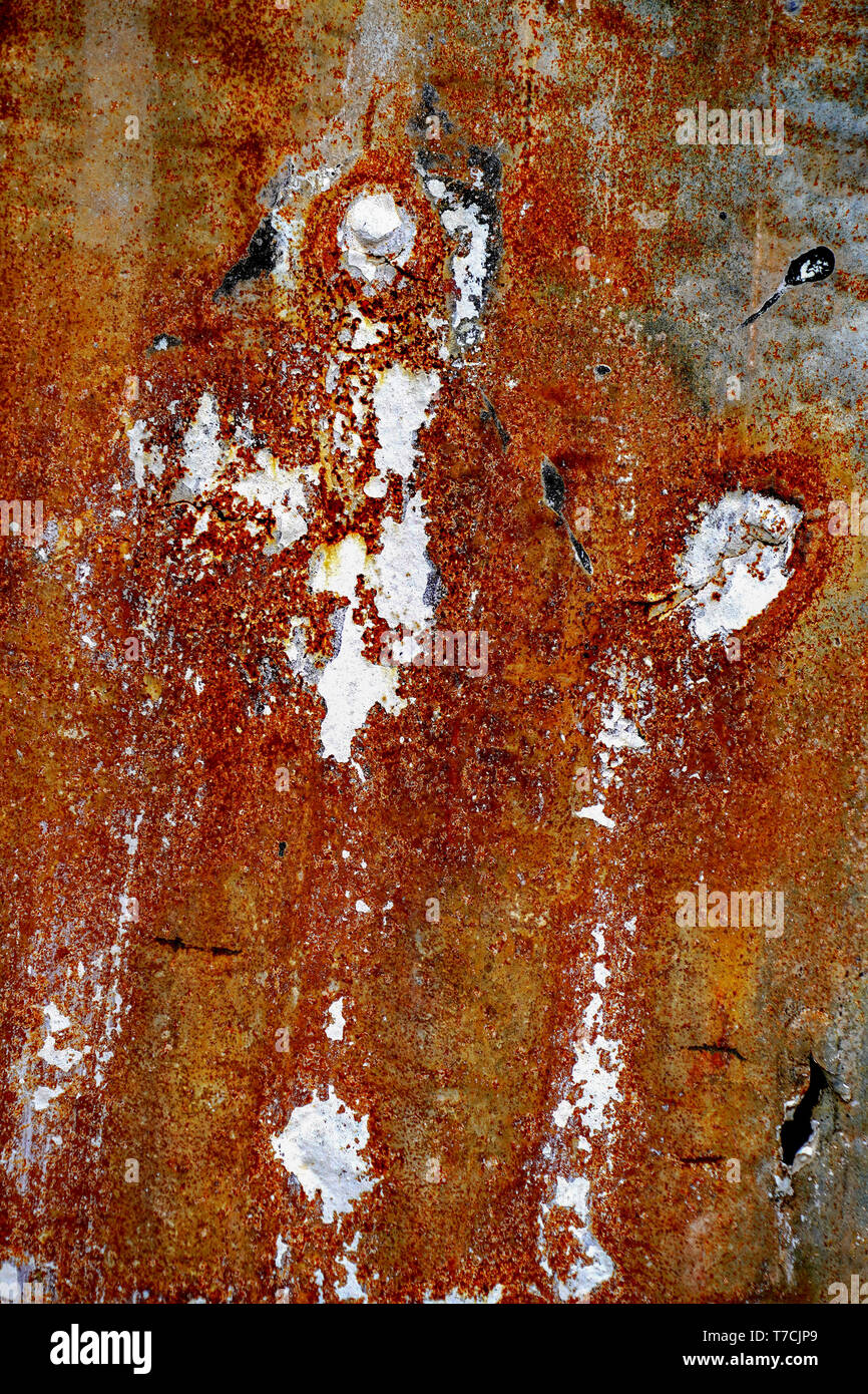 abstract red rust Stock Photo