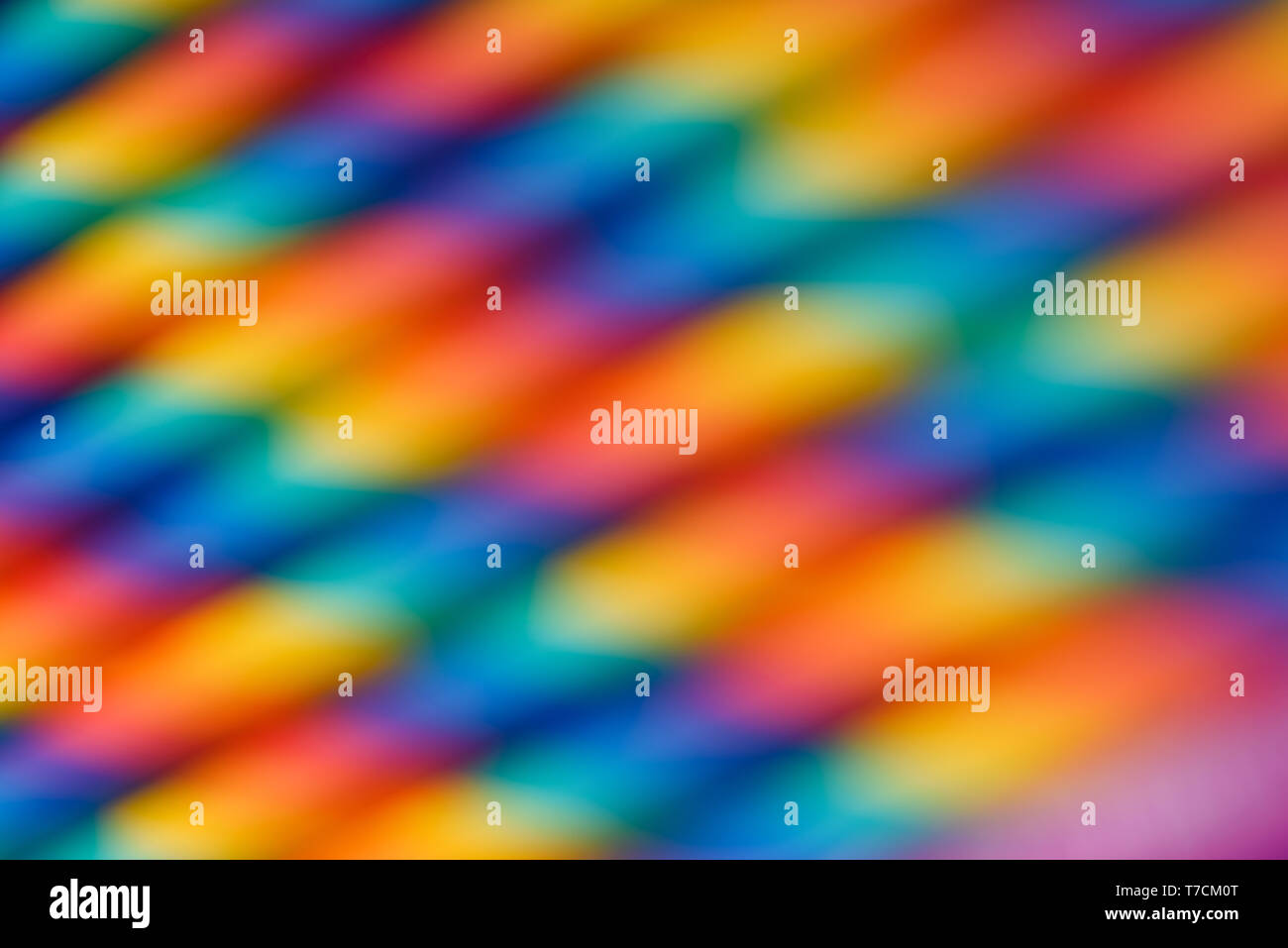 Defocused rainbow multicolored abstract background Stock Photo