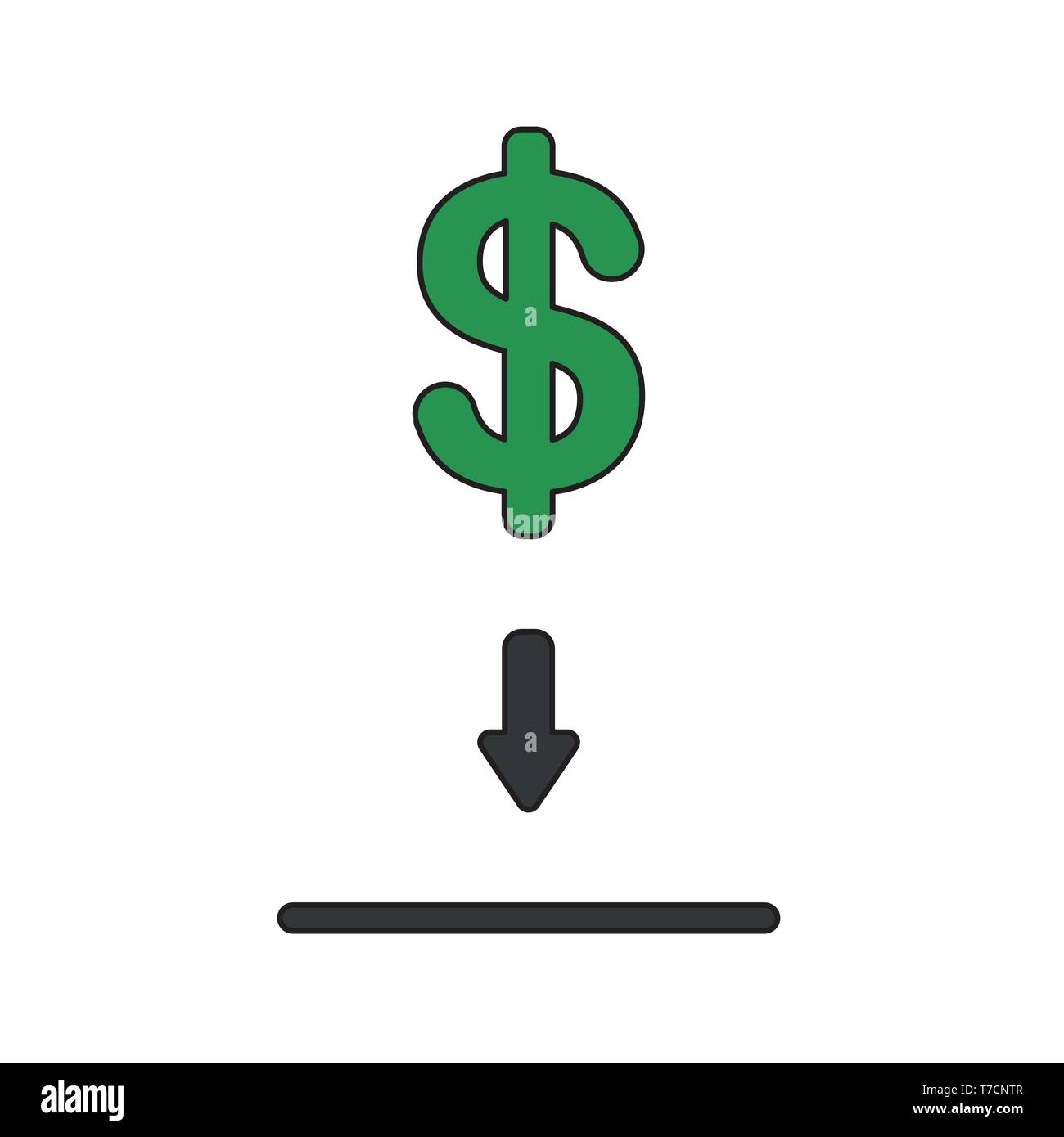 Green Dollar Sign Icon