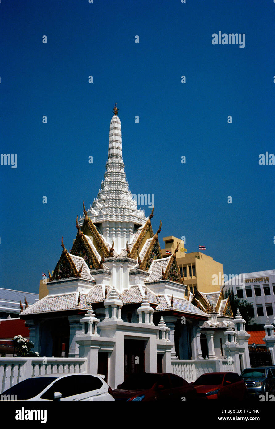 Bangkok City Pillar in Bangkok in Thailand in Southeast Asia Far East Stock Photo