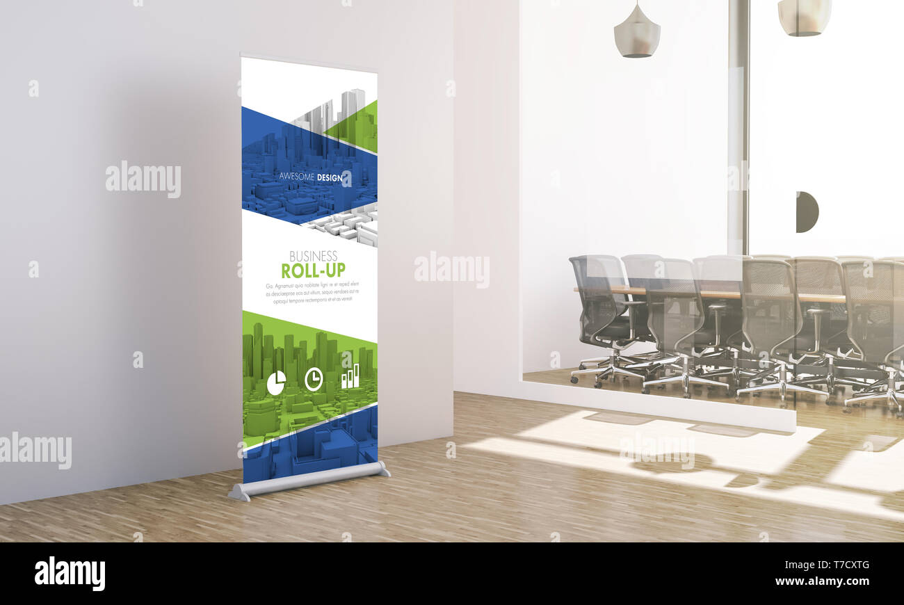Download Roll Up Mockup High Resolution Stock Photography And Images Alamy