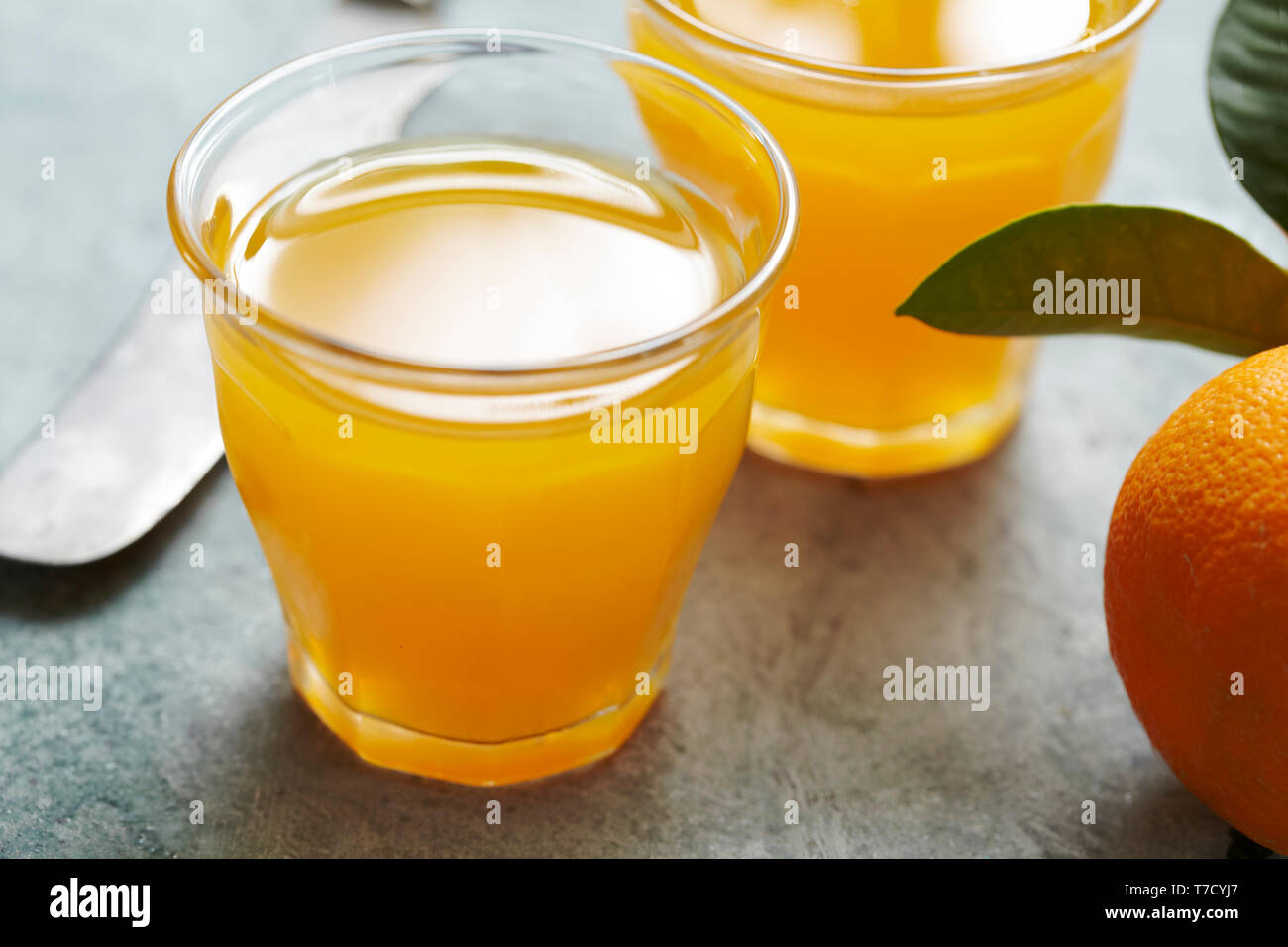 fresh orange juice Stock Photo