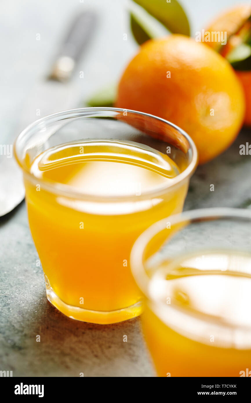 freshly squeezed orange juice Stock Photo