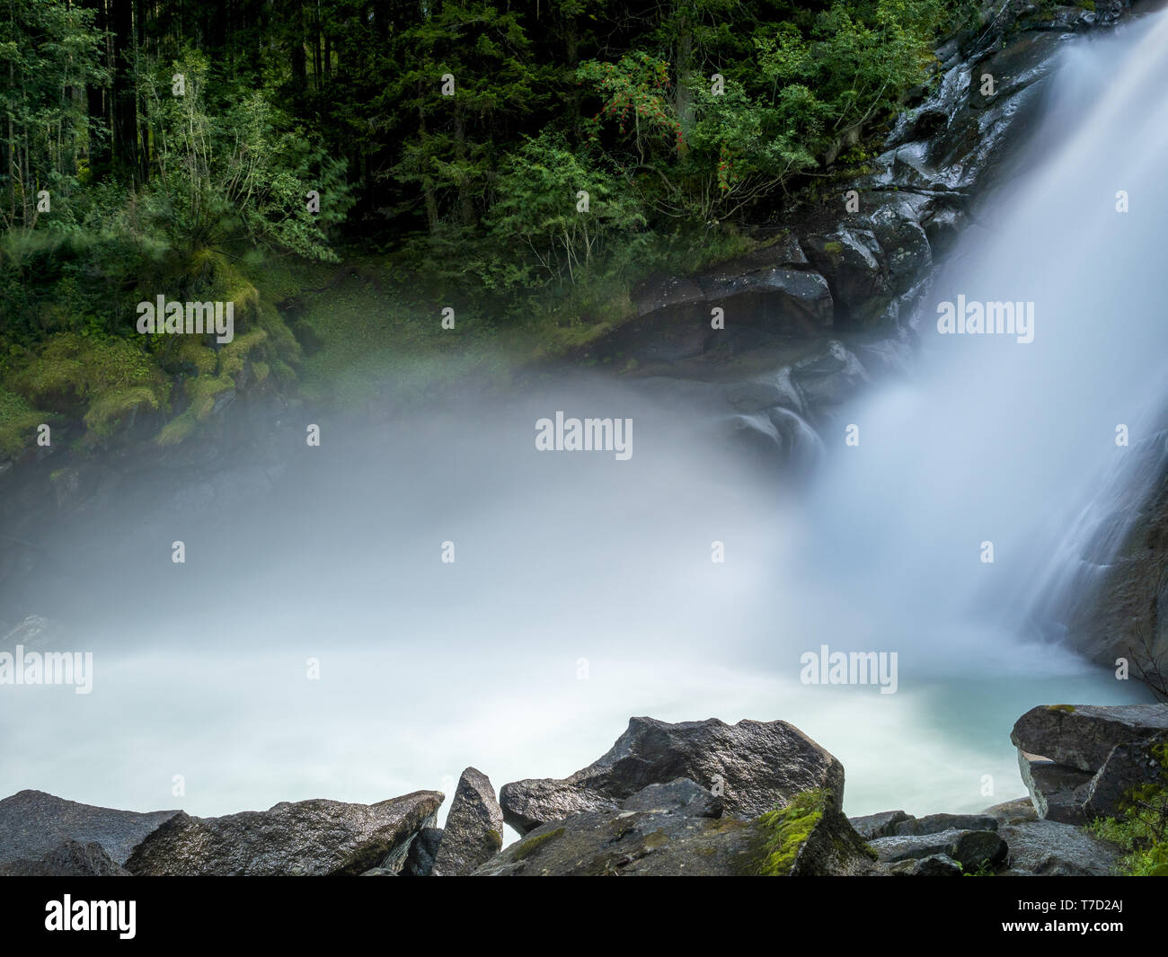 Krimmler Falls, Salzburger Land, Austria Stock Photo