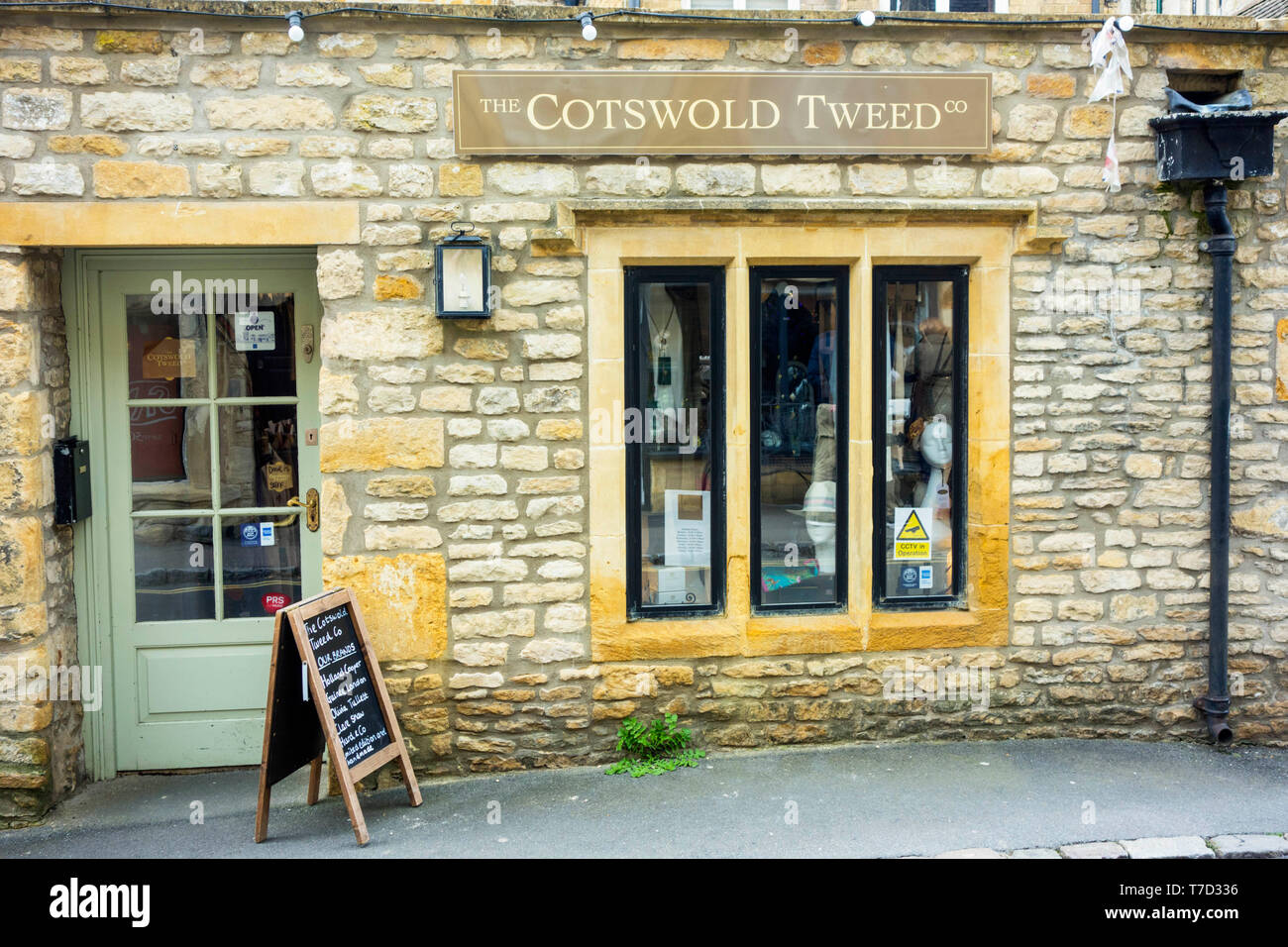 The Cotswold Tweed Company shop in Stow on the Wold, the Cotswolds, UK