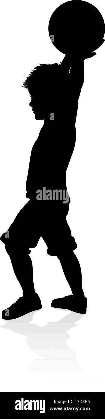 Child Kid Silhouette Stock Vector Image & Art - Alamy