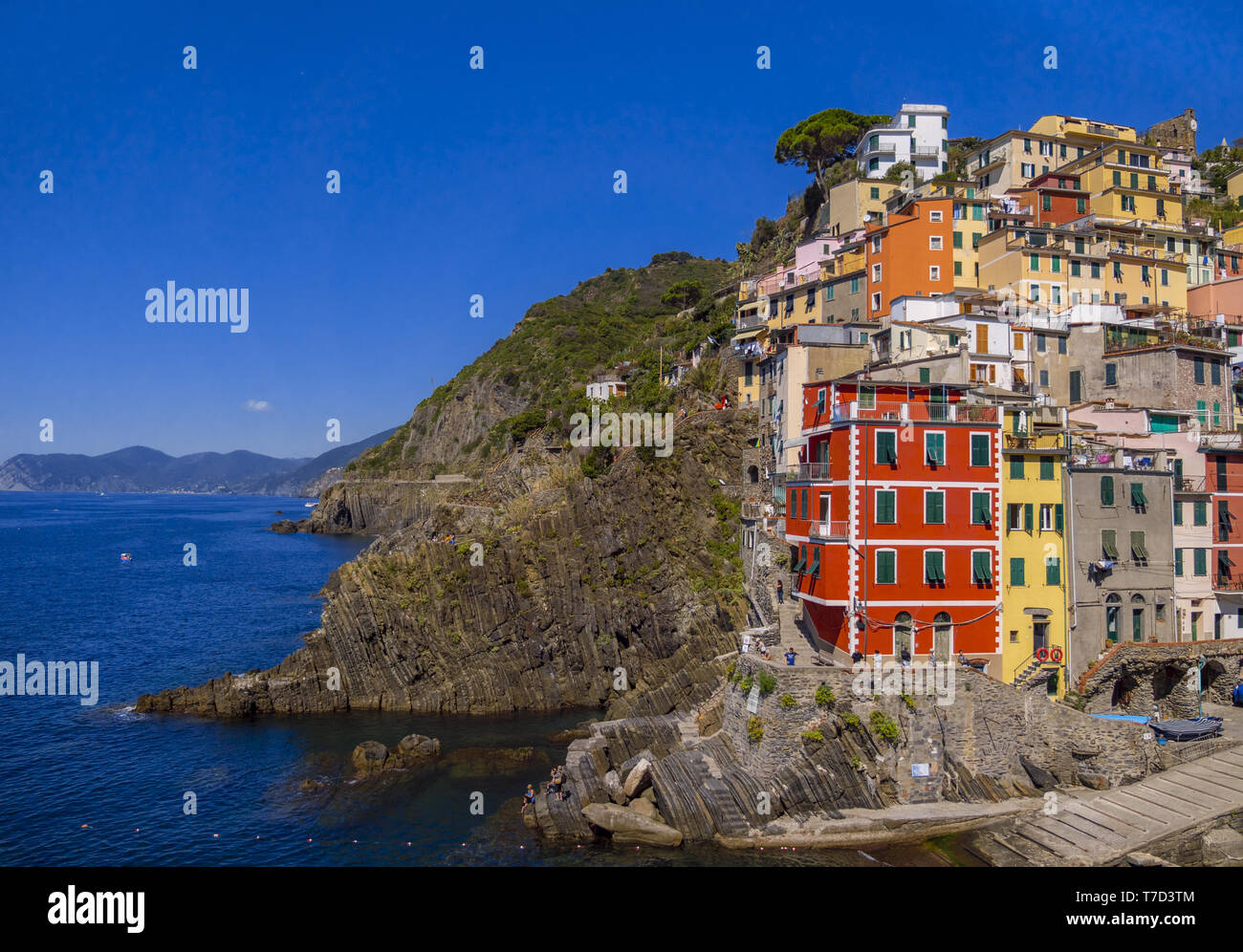 Riomaggiore, Cinque Terre, Italy Stock Photo