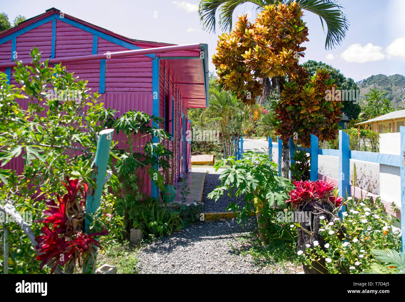 Farm house in the Dominican Republic Stock Photo Alamy