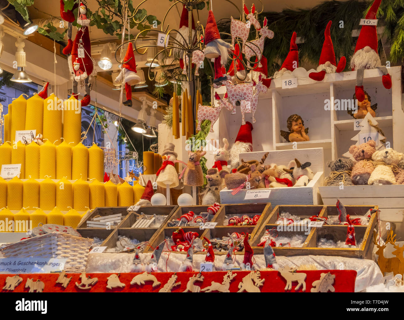 Christmas market in Heidelberg, Germany Stock Photo