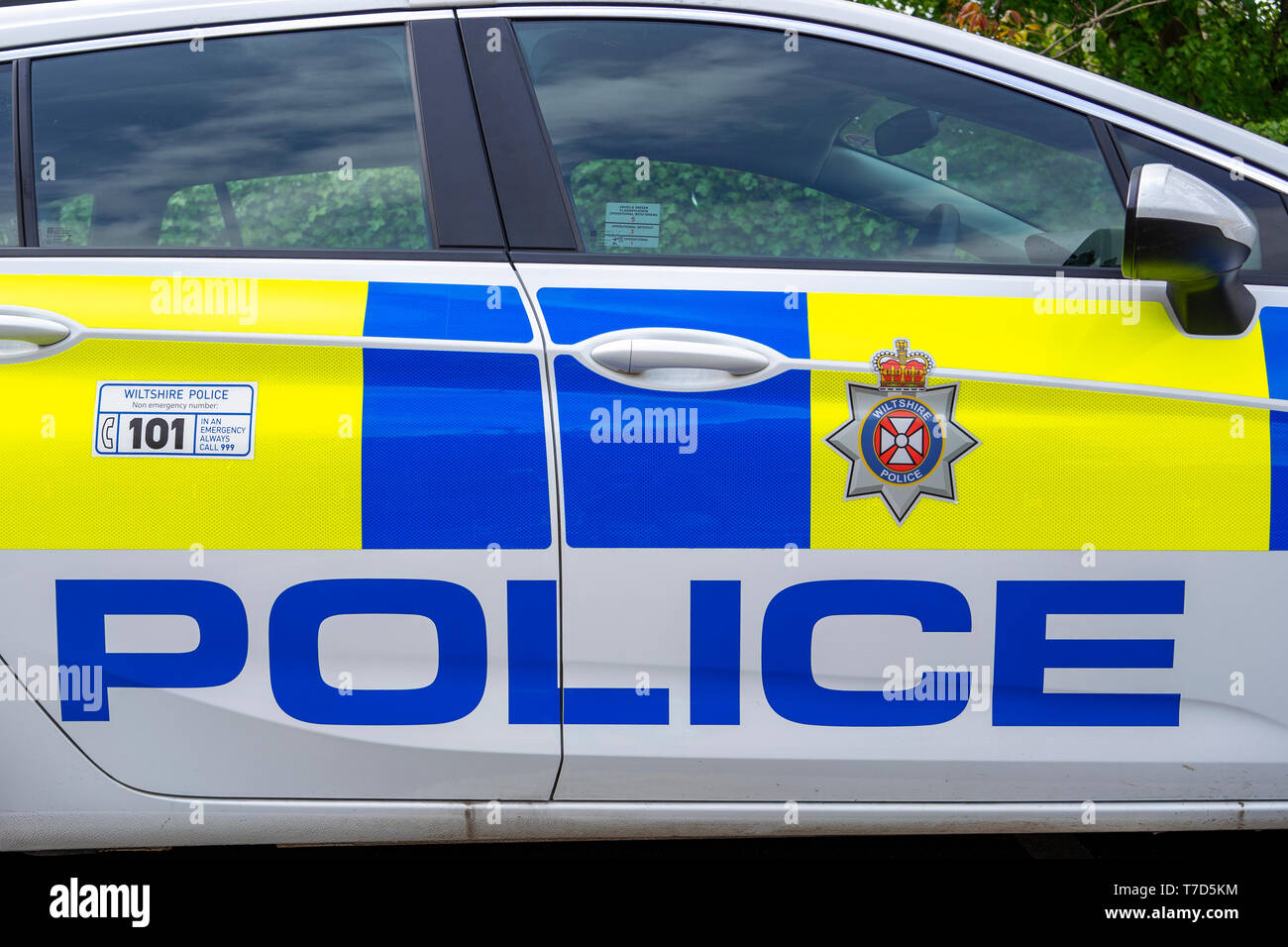 Wiltshire Police patrol vehicle Stock Photo