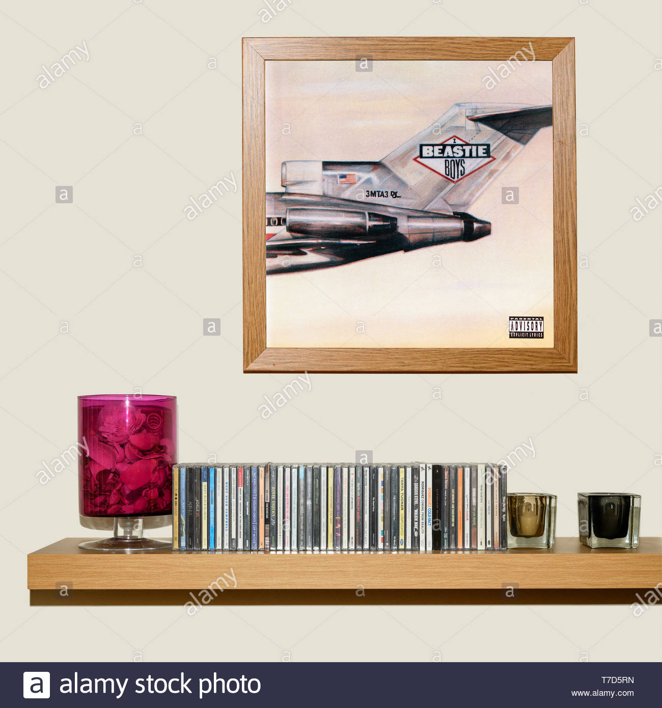 The Beastie Boys Licensed Yo Ill Debut Album Cd Collection And Framed Album Cover England Stock Photo Alamy