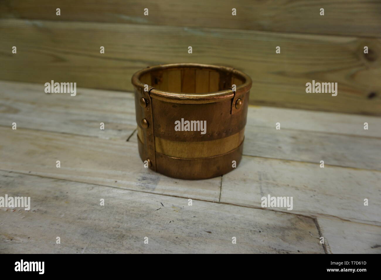 anglo saxon mead hall drinking bucket based on the find from nassington