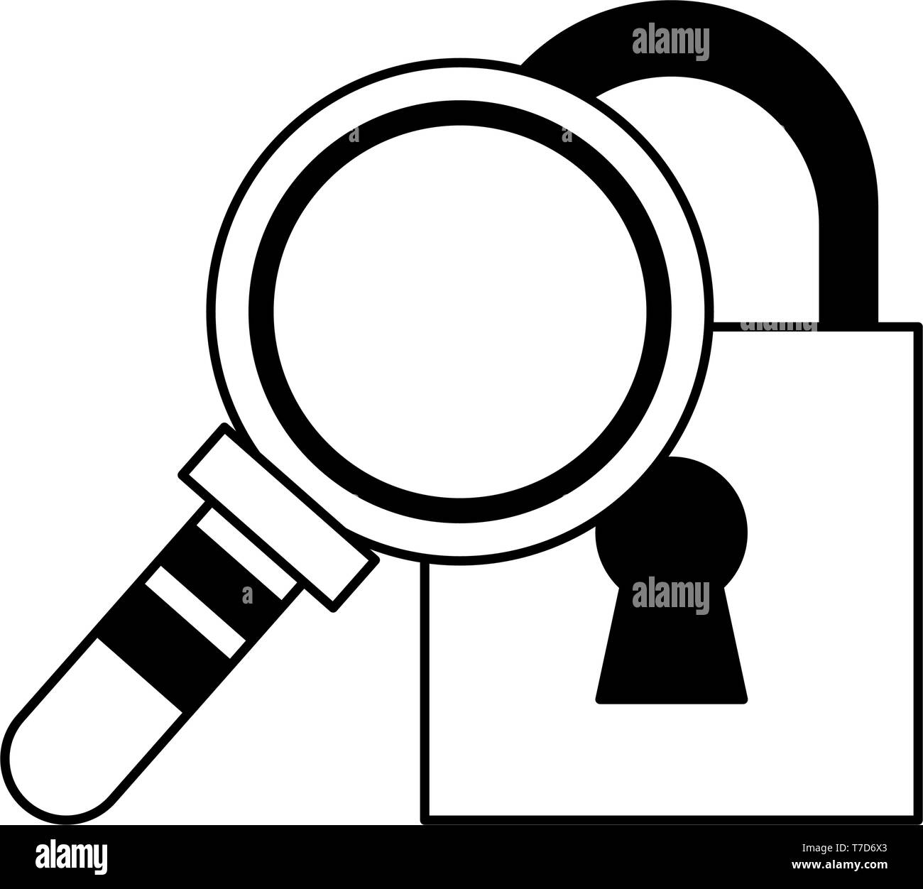 magnifying glass cartoon Stock Vector Image & Art Alamy