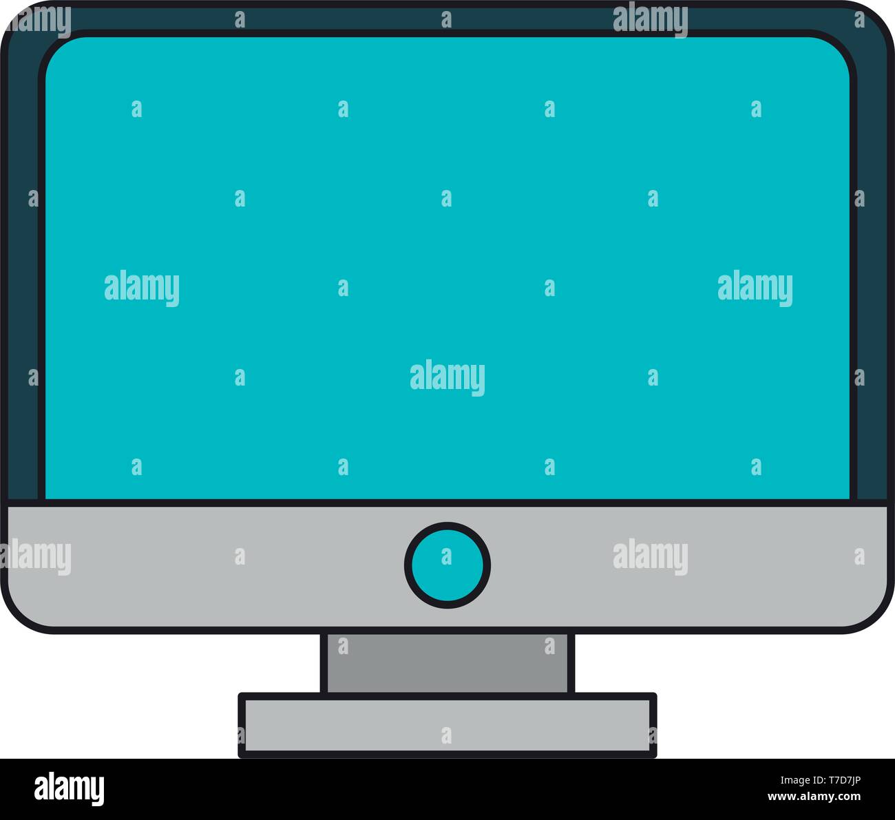 technology computer screen cartoon Stock Vector Image & Art - Alamy