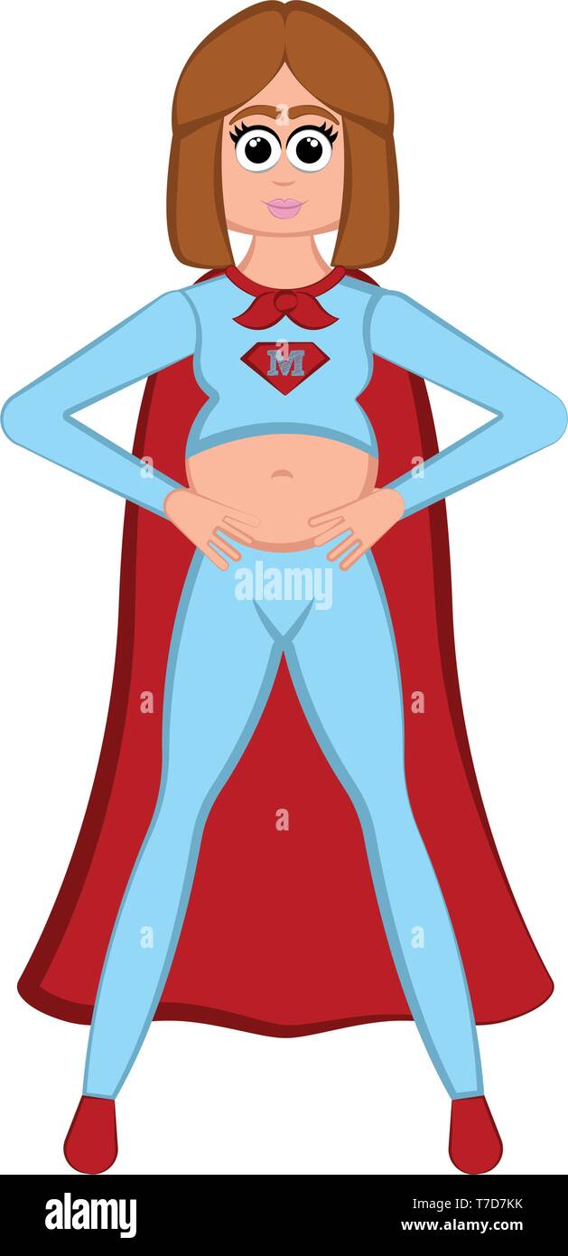 Premium Vector  Woman superhero silhouette female power concept vector  comic warrior super hero girl in red cloak