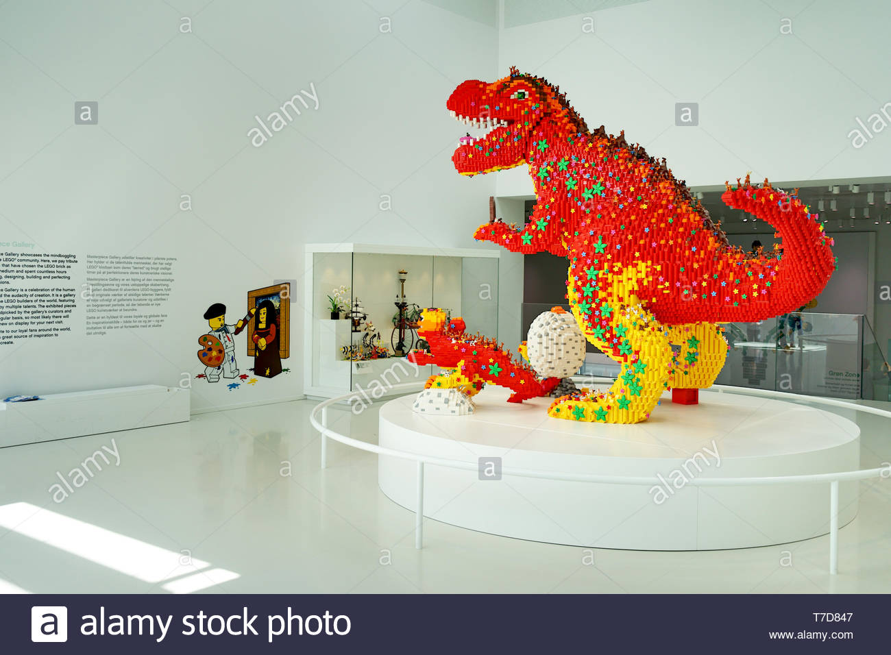 lego red dinosaur