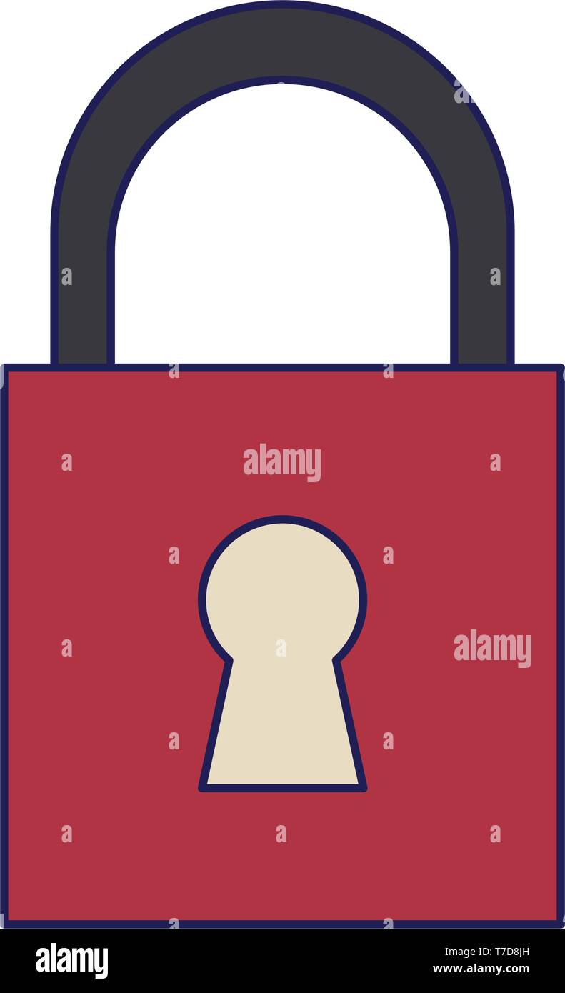 security padlock cartoon Stock Vector Image & Art - Alamy
