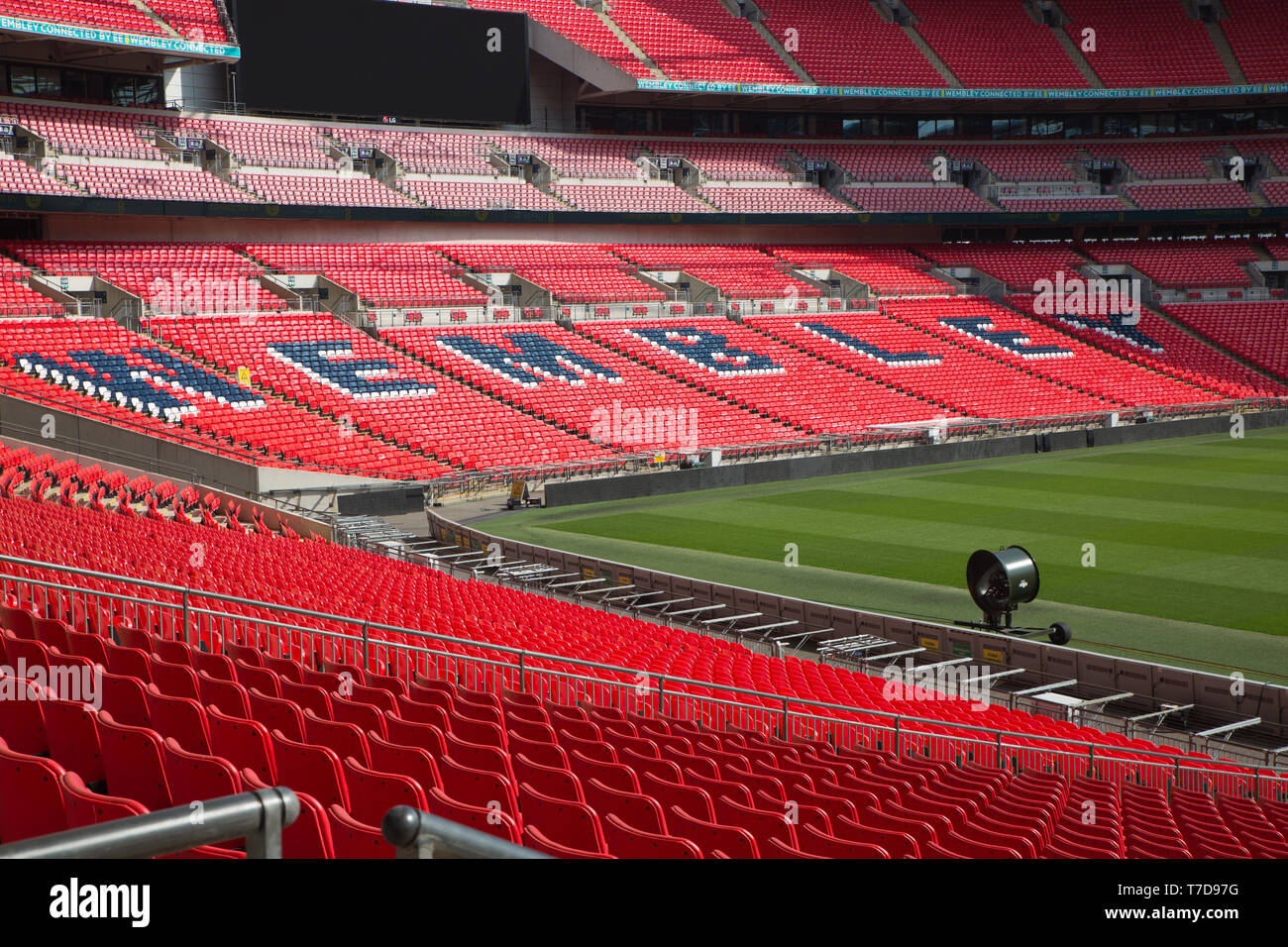 Wembley Stadium in May Stock Photo