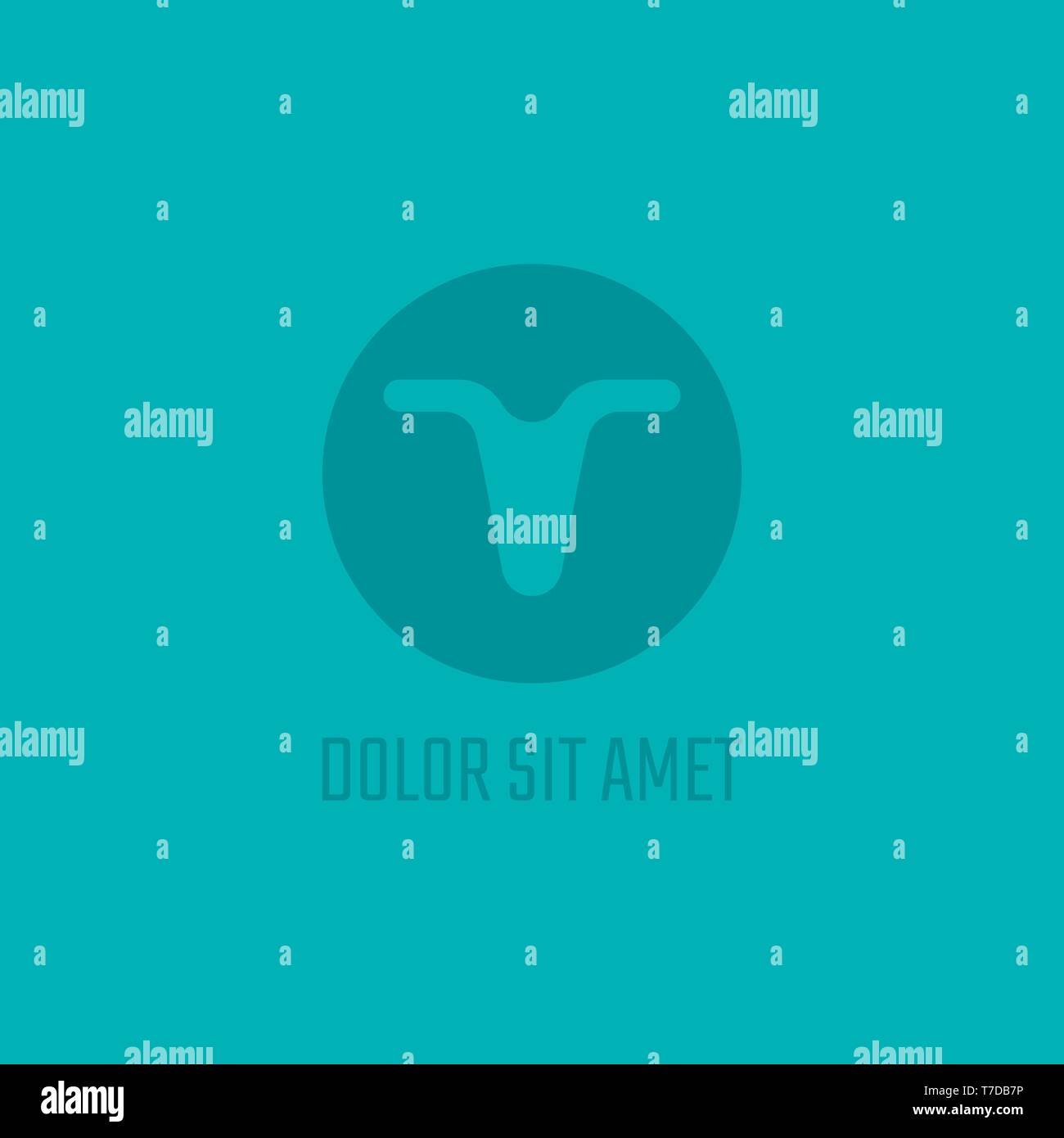 Letter T logo. Icon vector. Design template Stock Vector
