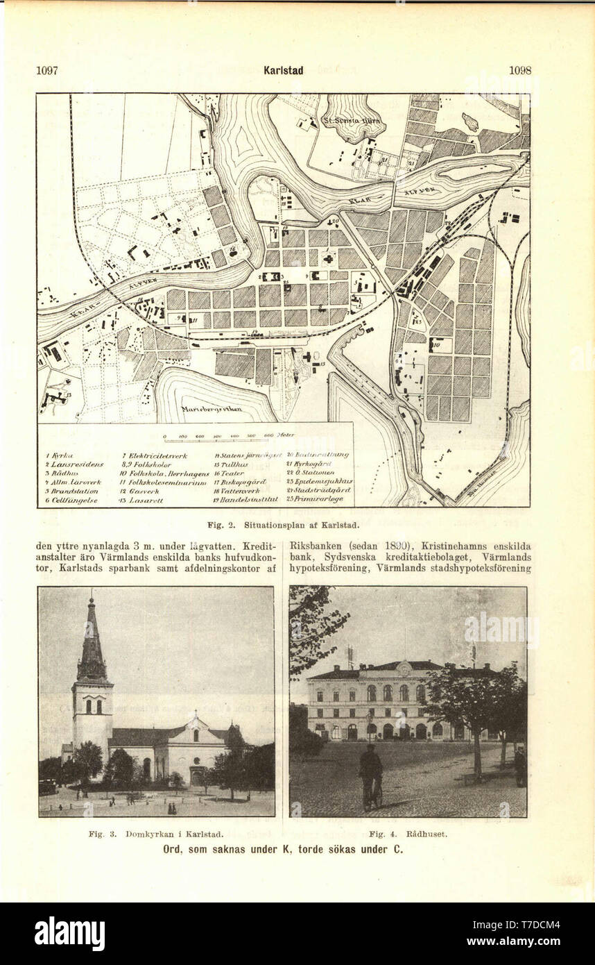 Illustration Of Karlstad S Road Network Its Cathedral The Town Hall Stock Photo Alamy<script async src=