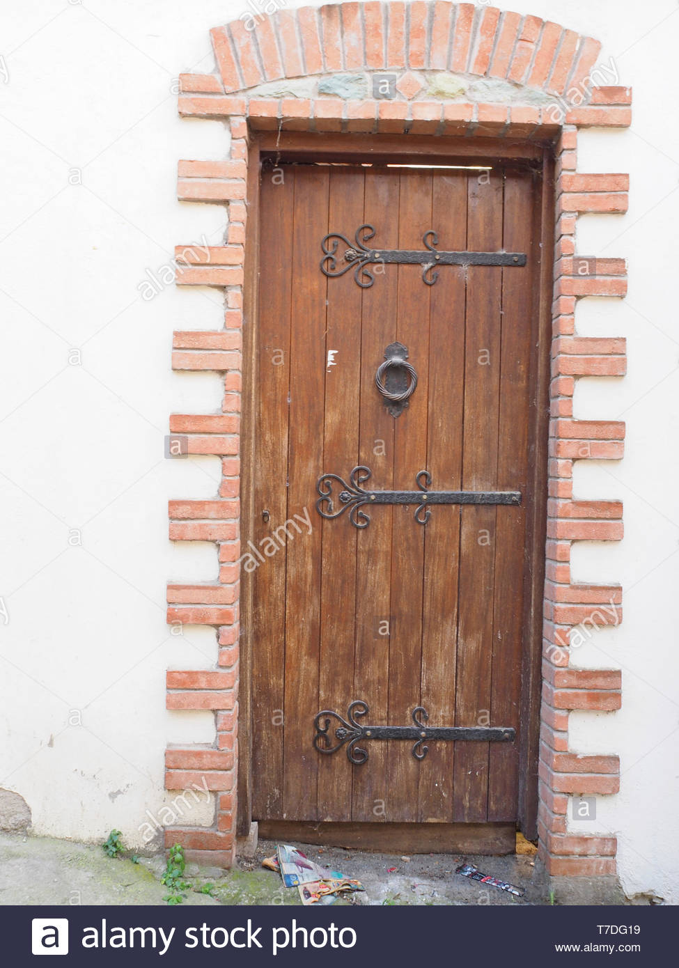 Old Vintage Wooden Front Door Stock Photo 245545701 Alamy