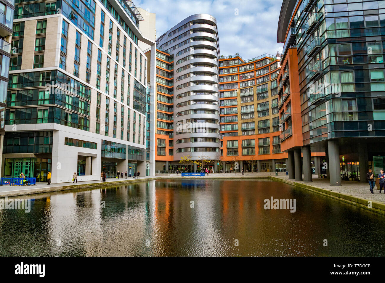 Merchant Square and Paddington Basin ,a redeveloped area of Paddington