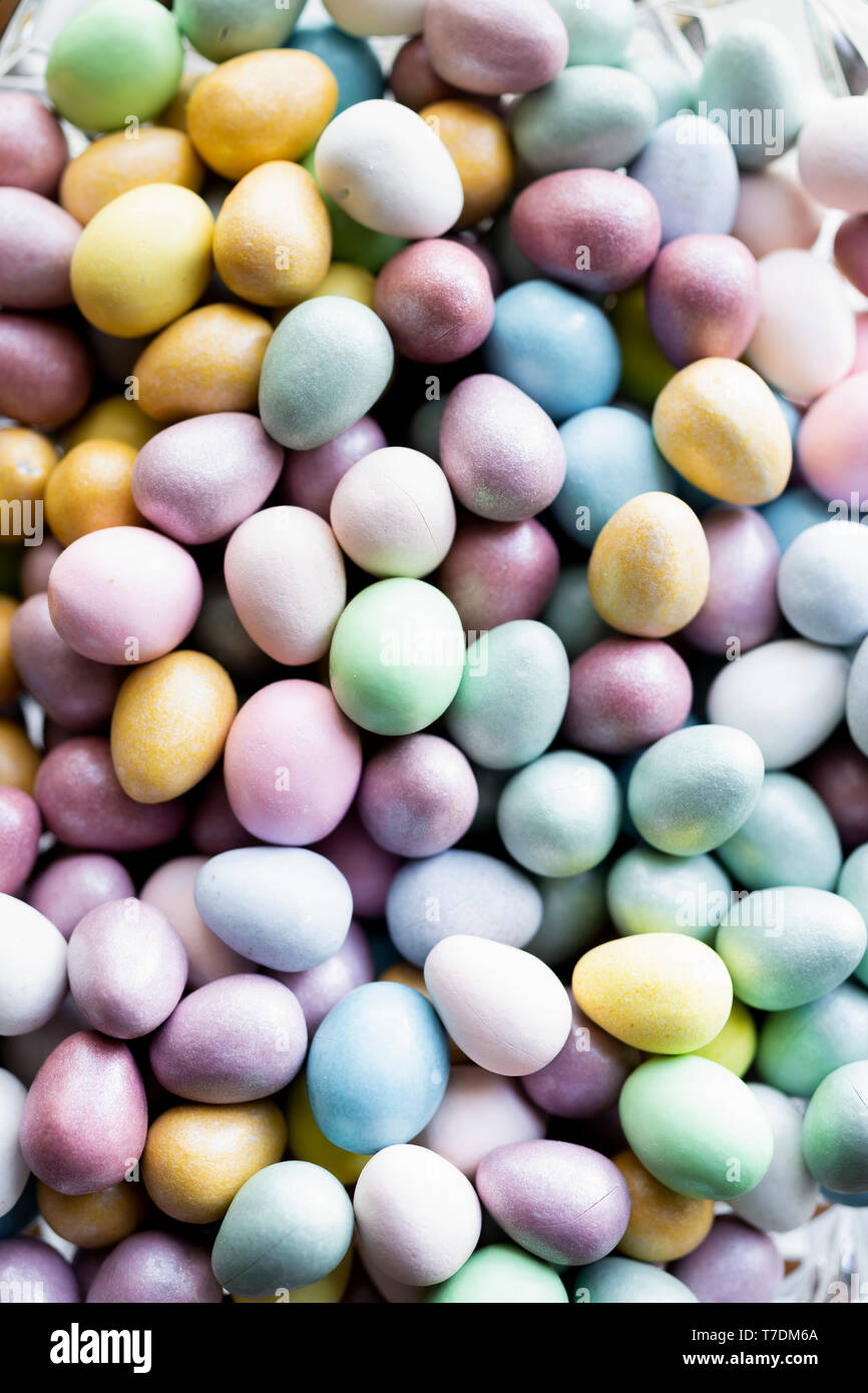 Chocolate Easter eggs Stock Photo