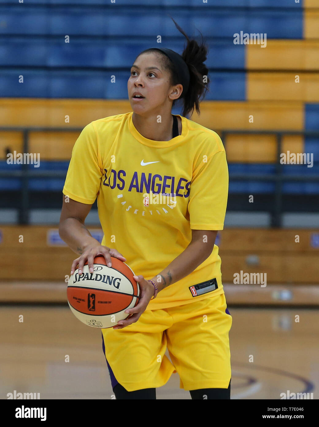 Wnba 2019 Candace Parker During The Los Angeles Sparks Day 2 Of Training Camp At La Southwest College In Los Angeles Ca On May 6 2019 Photo By Jevone Moore Stock Photo Alamy