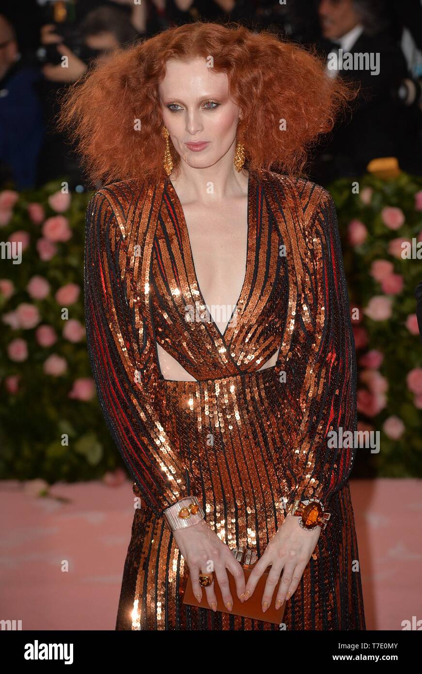 New York, NY, USA. 6th May, 2019. Karen Elson at arrivals for Camp: Notes on Fashion Met Gala Costume Institute Annual Benefit - Part 2, Metropolitan Museum of Art, New York, NY May 6, 2019. Credit: Everett Collection Inc/Alamy Live News Stock Photo