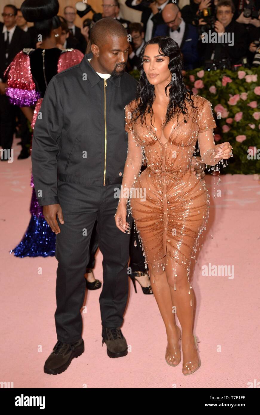 New York, NY, USA. 6th May, 2019. Kanye West, Kim Kardashian West ...