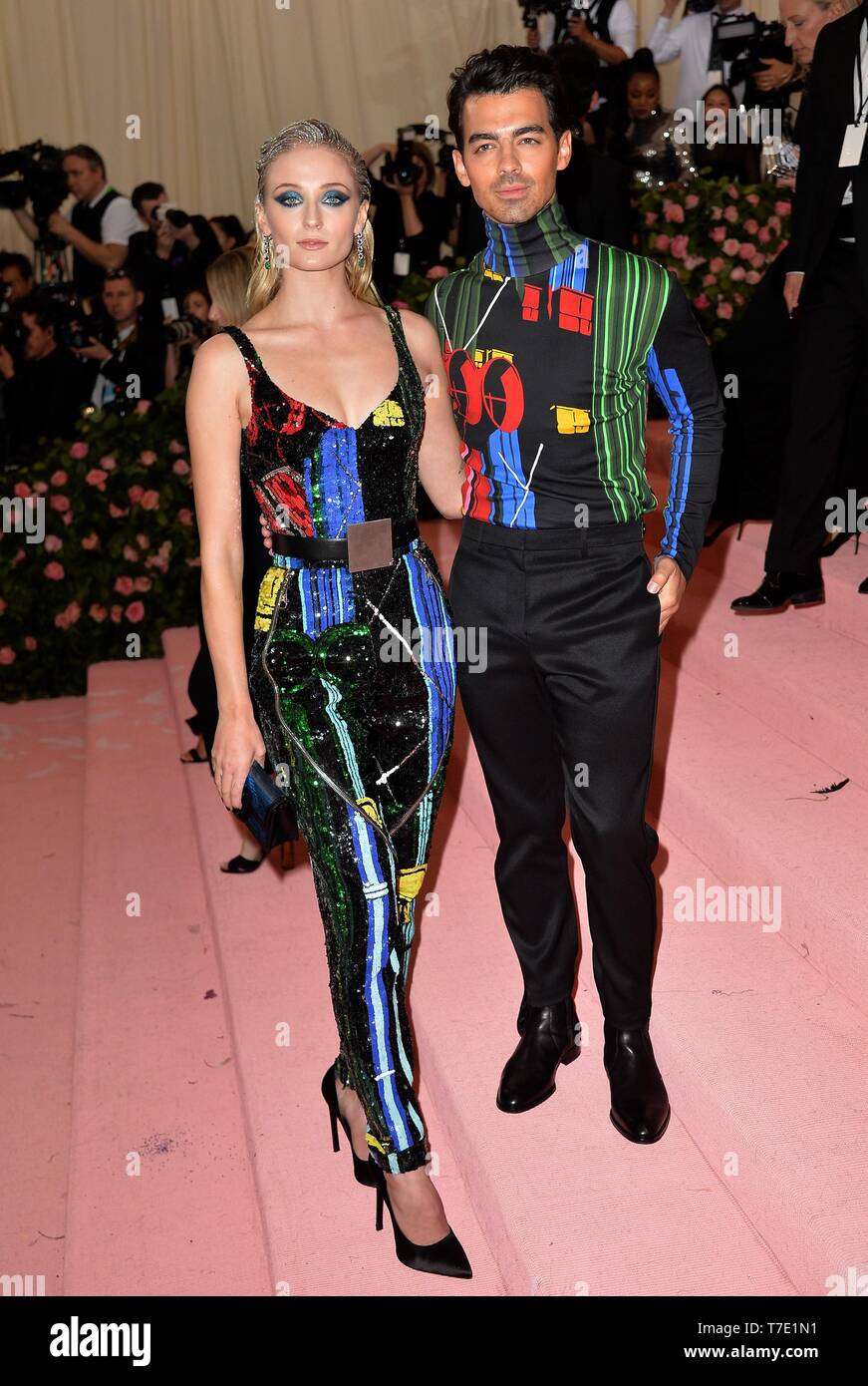 Joe jonas sophie turner met gala hires stock photography and images