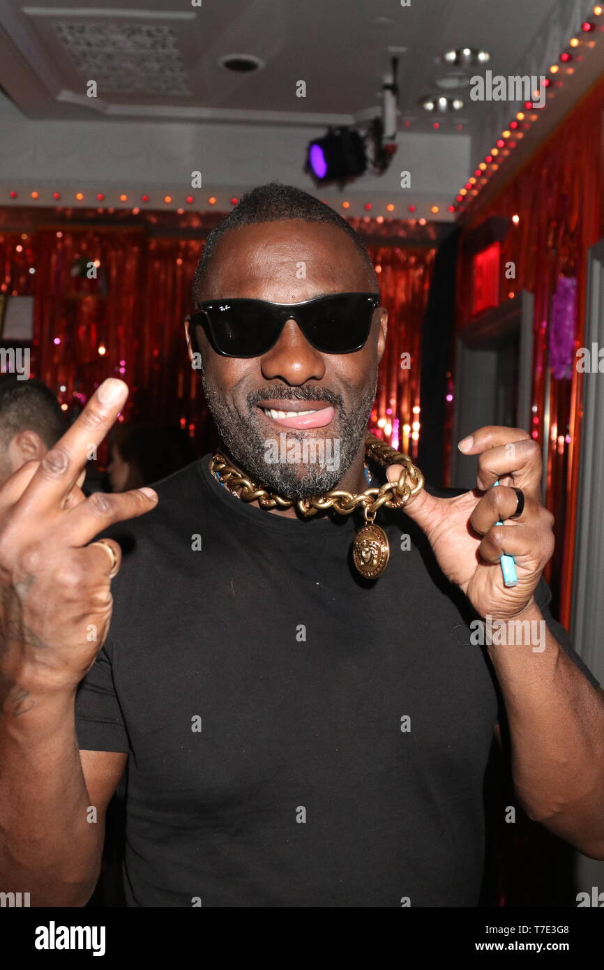 New York, NY, USA. 6th May, 2019. Idris Elba attends the Kanye West Met Gala After Party at Up & Down, May 6, 2019 in New York City. Photo Credit: Walik Goshorn/Mediapunch/Alamy Live News Stock Photo