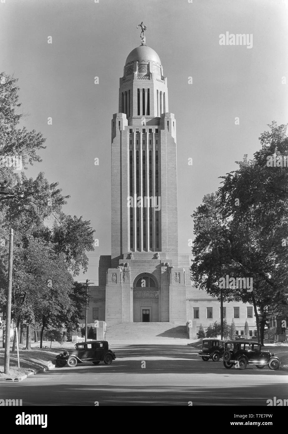 Lincoln Statue Nebraska State Capitol Stock Photos & Lincoln Statue