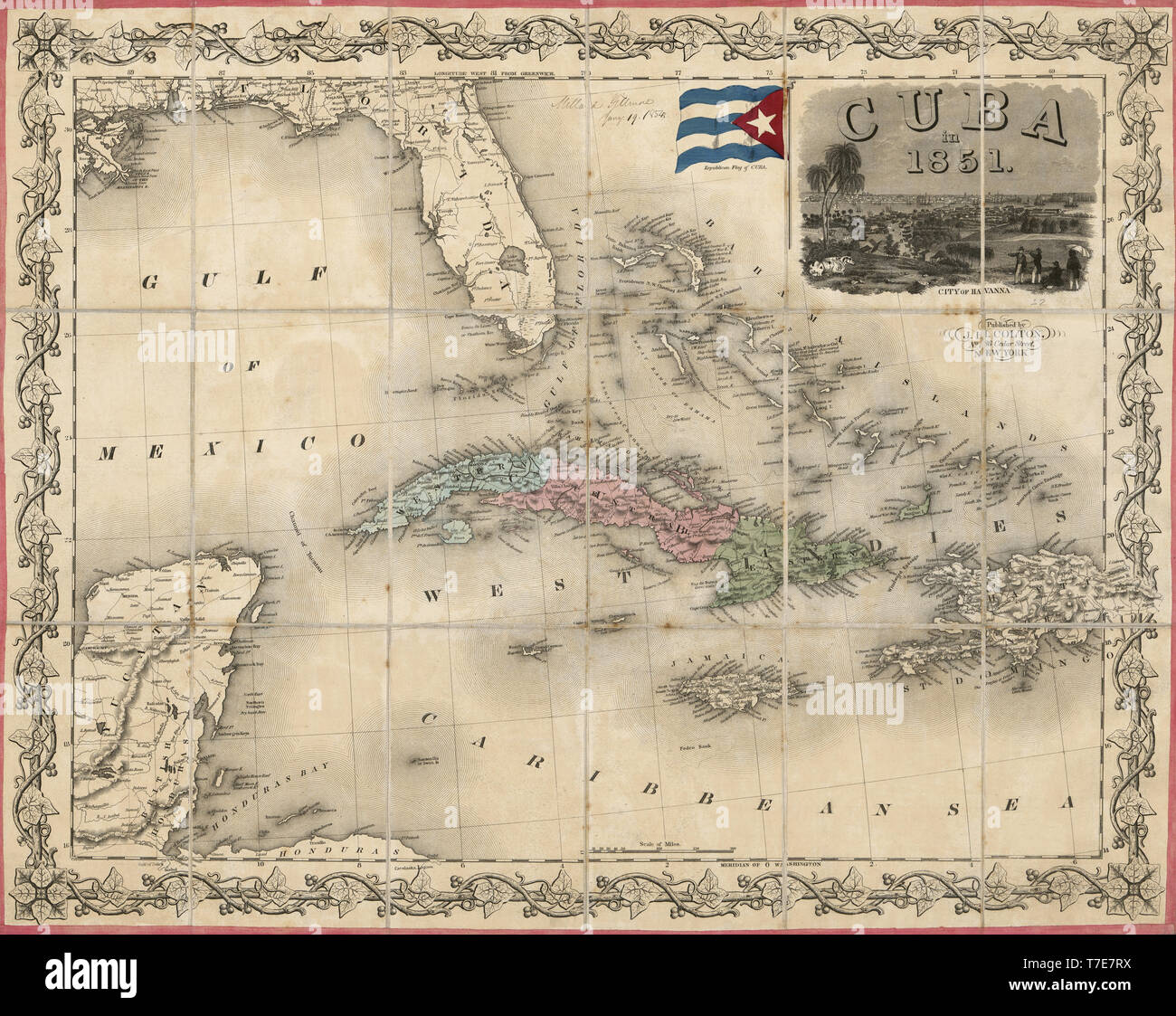 Cuba map hires stock photography and images Alamy