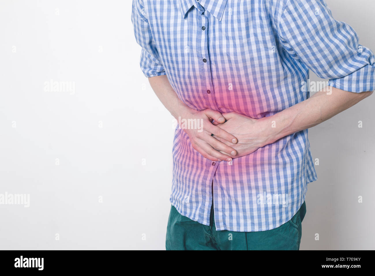 Abdominal pain. Diarrhea. Pancreatitis Stock Photo Alamy