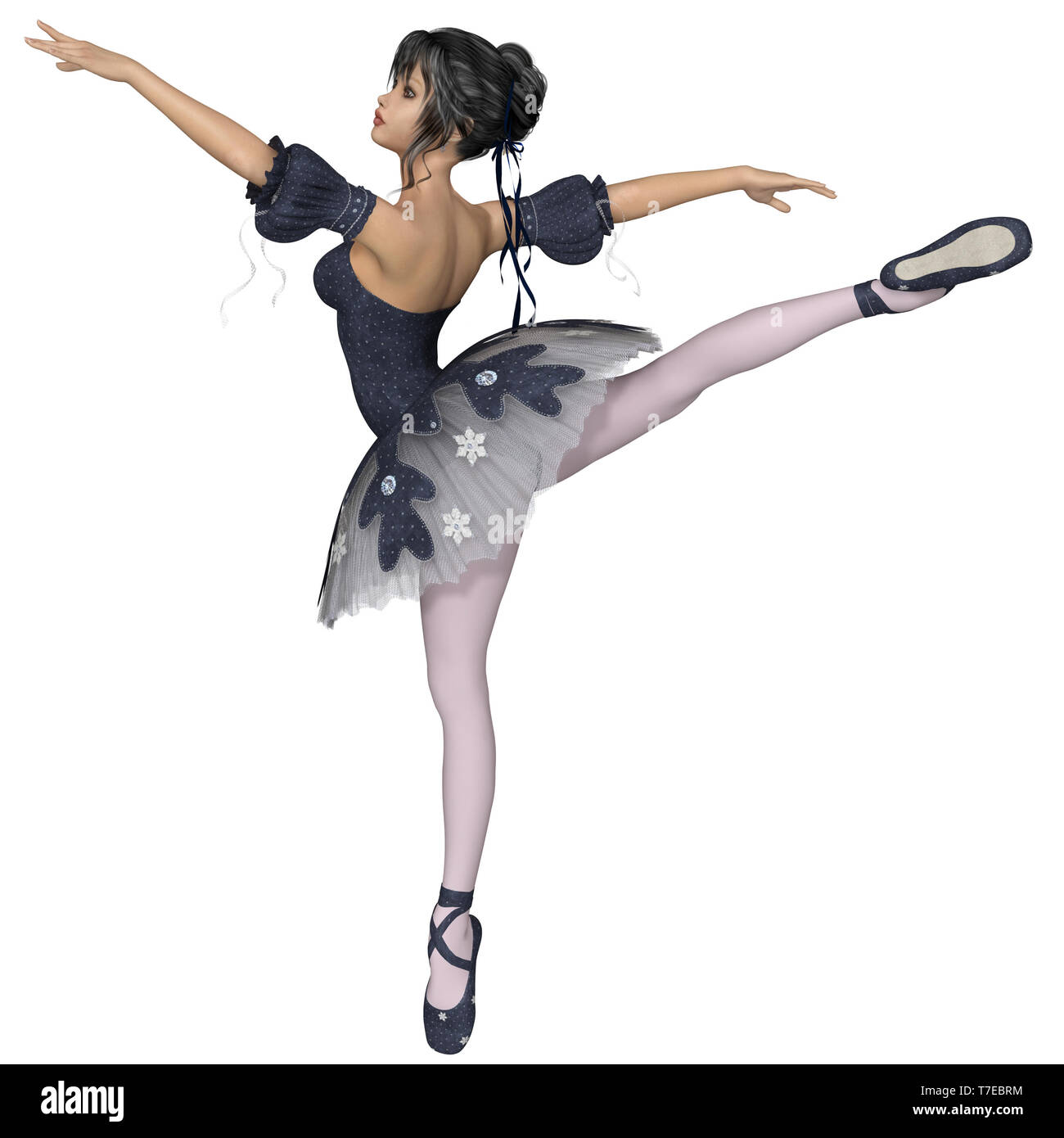 Arabesque dance Cut Out Stock Images & Pictures - Alamy