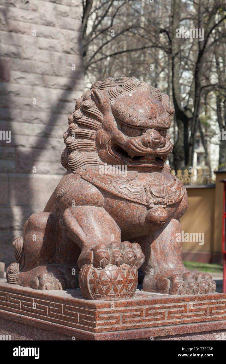 Datsan Gunzechoinei in St. Petersburg, Russia. Stock Photo