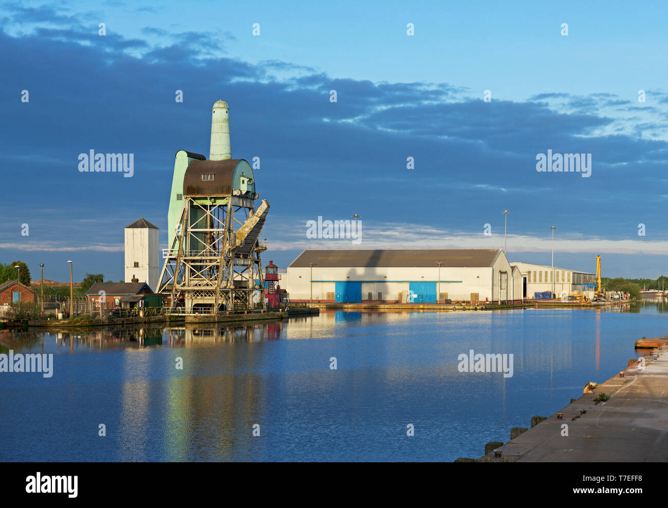 Goole docks,East Yorkshire, England UK Stock